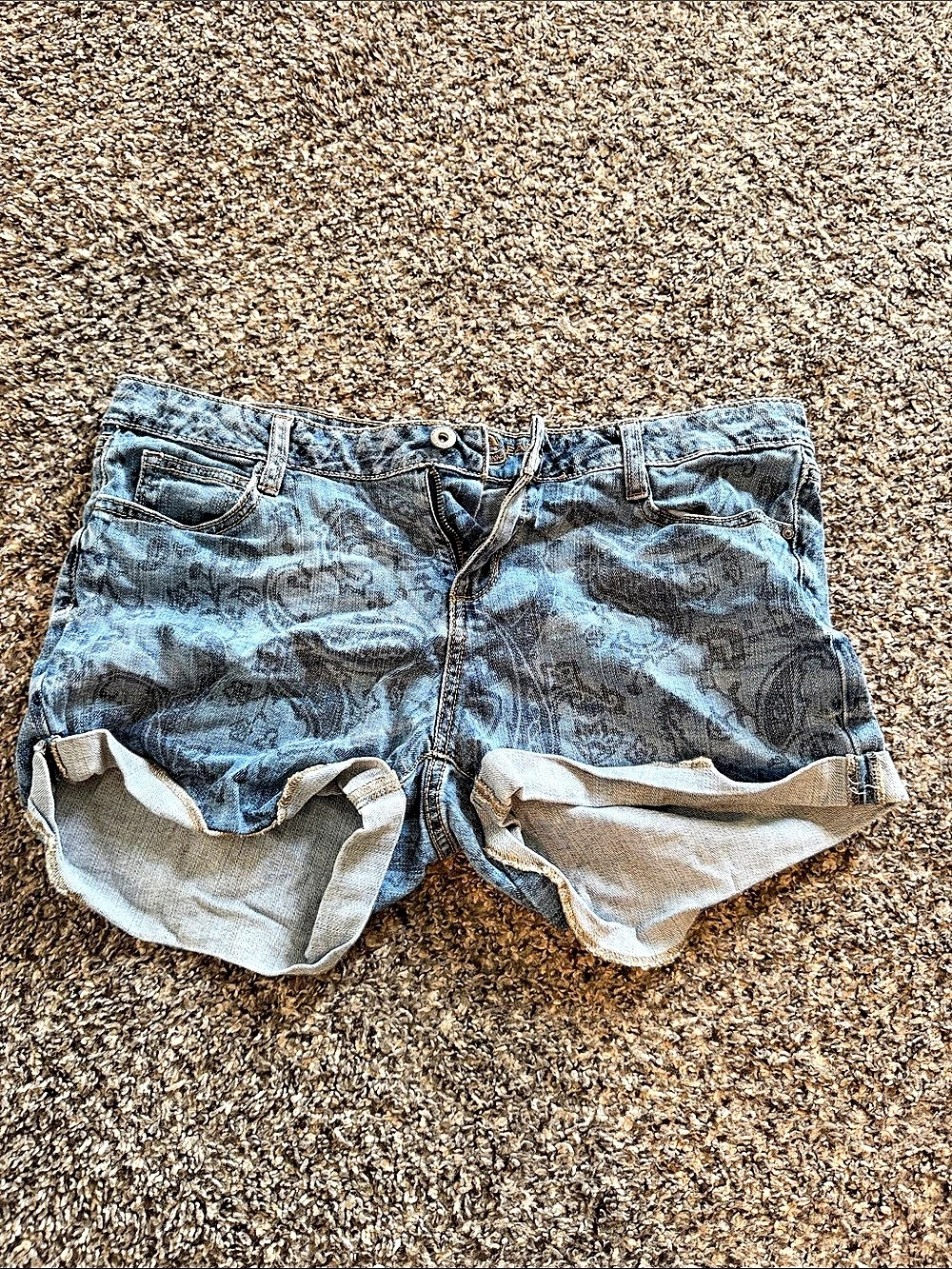 Arizona Jean Co. Women's Denim Jean Shorts Blue Size 13